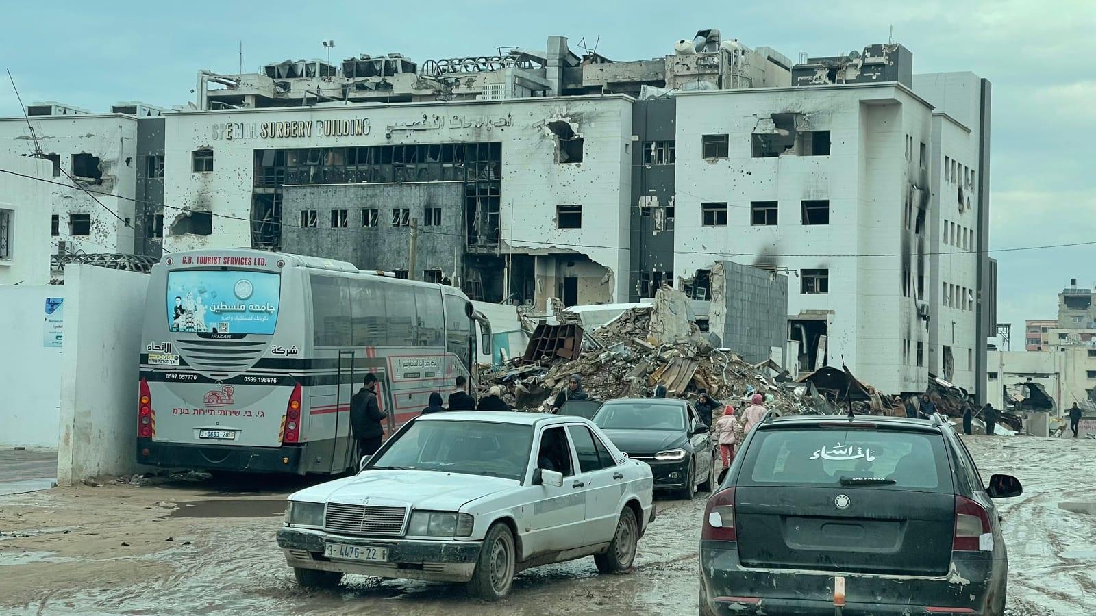 Al-Shifa hospital, Gaza City, February 2025