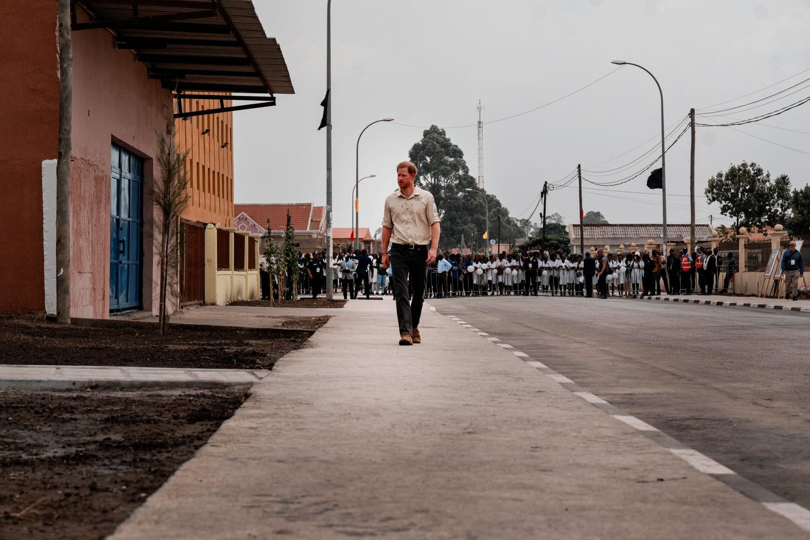 Prince Harry in Huambo, Angola, September 2019