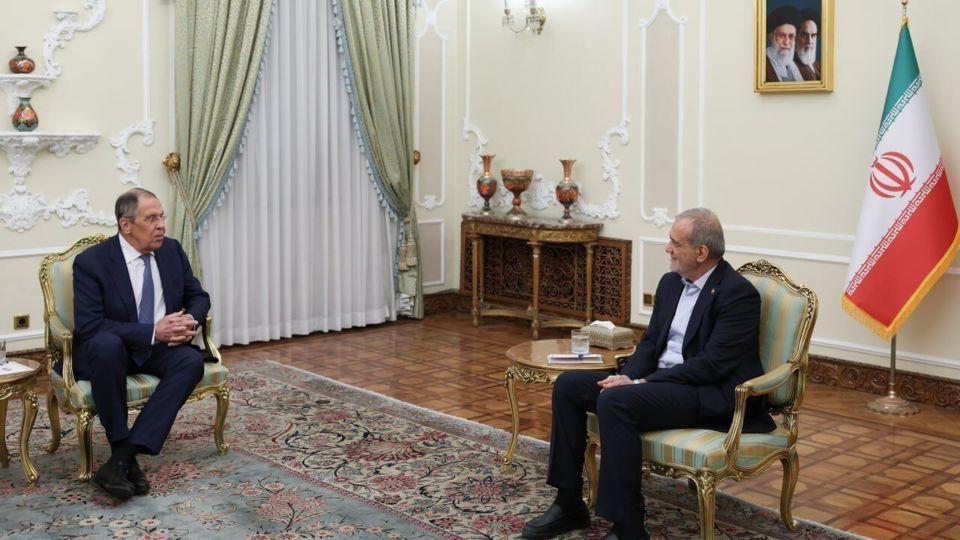 Masoud Pezeshkian Tells Sergey Lavrov Iran And Russia Can Strengthen Peace And Multilateral Order
