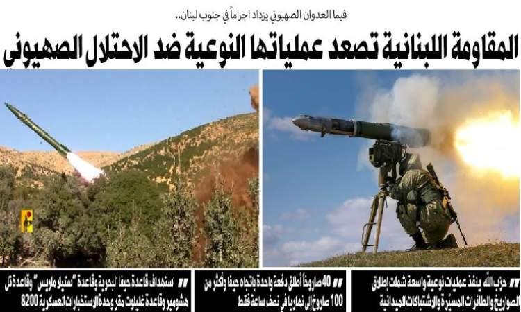 Islamic Resistance Rocket Barrage Hits Nahariya After Statement 45, Saba Says