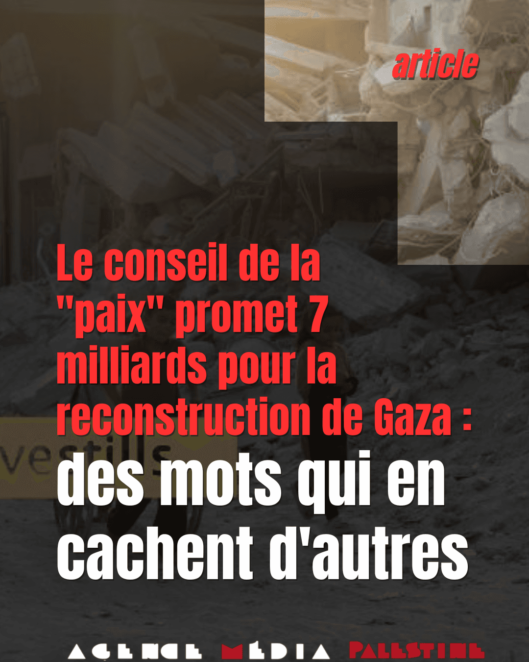 Image from Agence Media Palestine