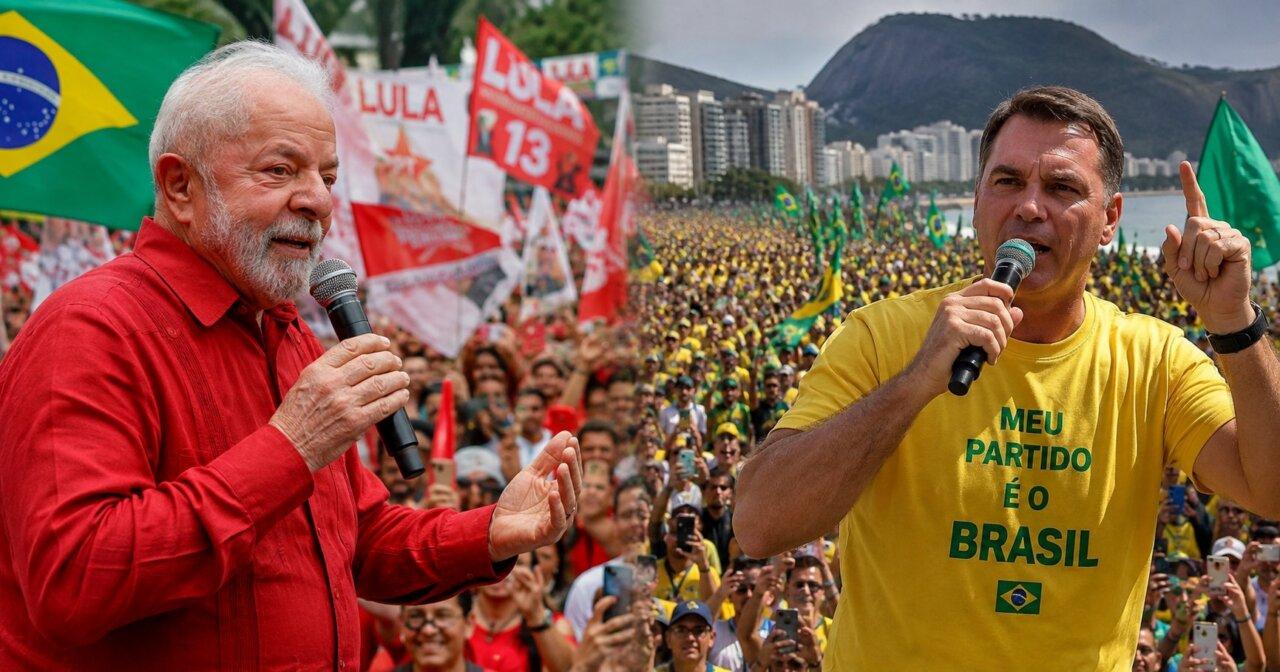 Lula Launches Fourth Term Campaign in São Bernardo do Campo as Flávio Bolsonaro Starts in Copacabana