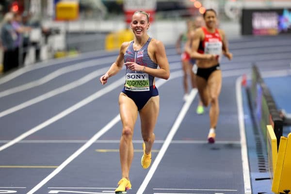 Keely Hodgkinson wins Britain's first world indoor 800m title