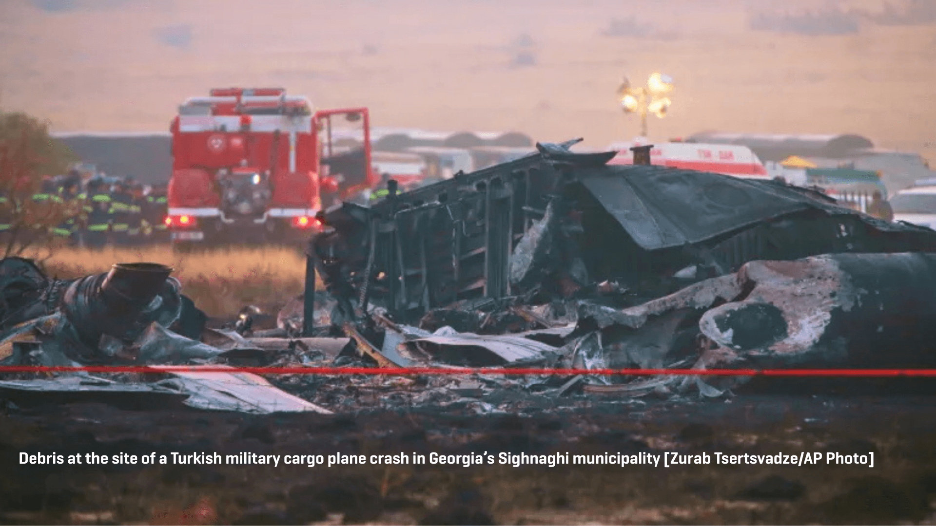 Turkey Repatriates Bodies of 20 Soldiers After Military Plane Crash in Georgia