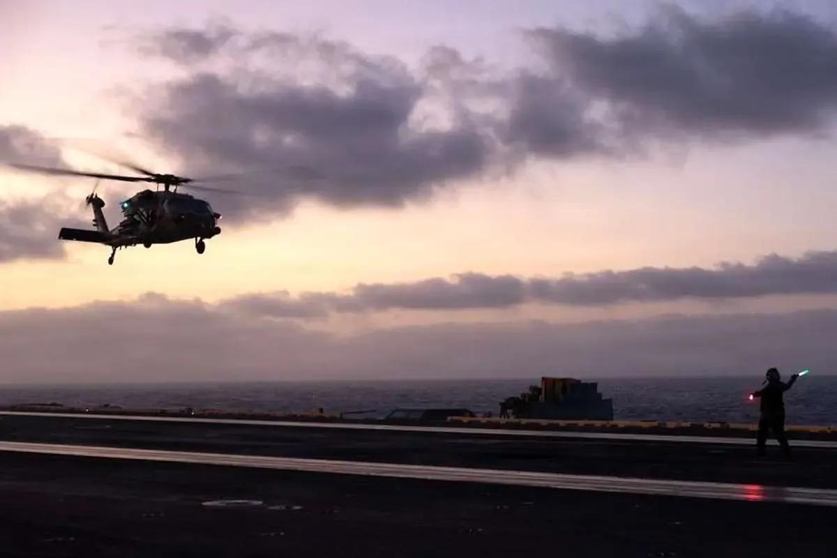 U.S. Navy Suspends Search for Missing Sailor After MH-60S Crash in Arabian Sea