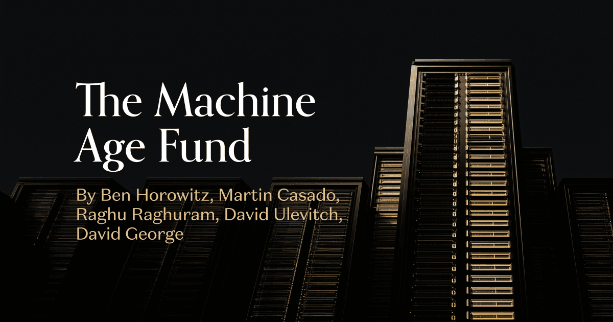 Image from Andreessen Horowitz