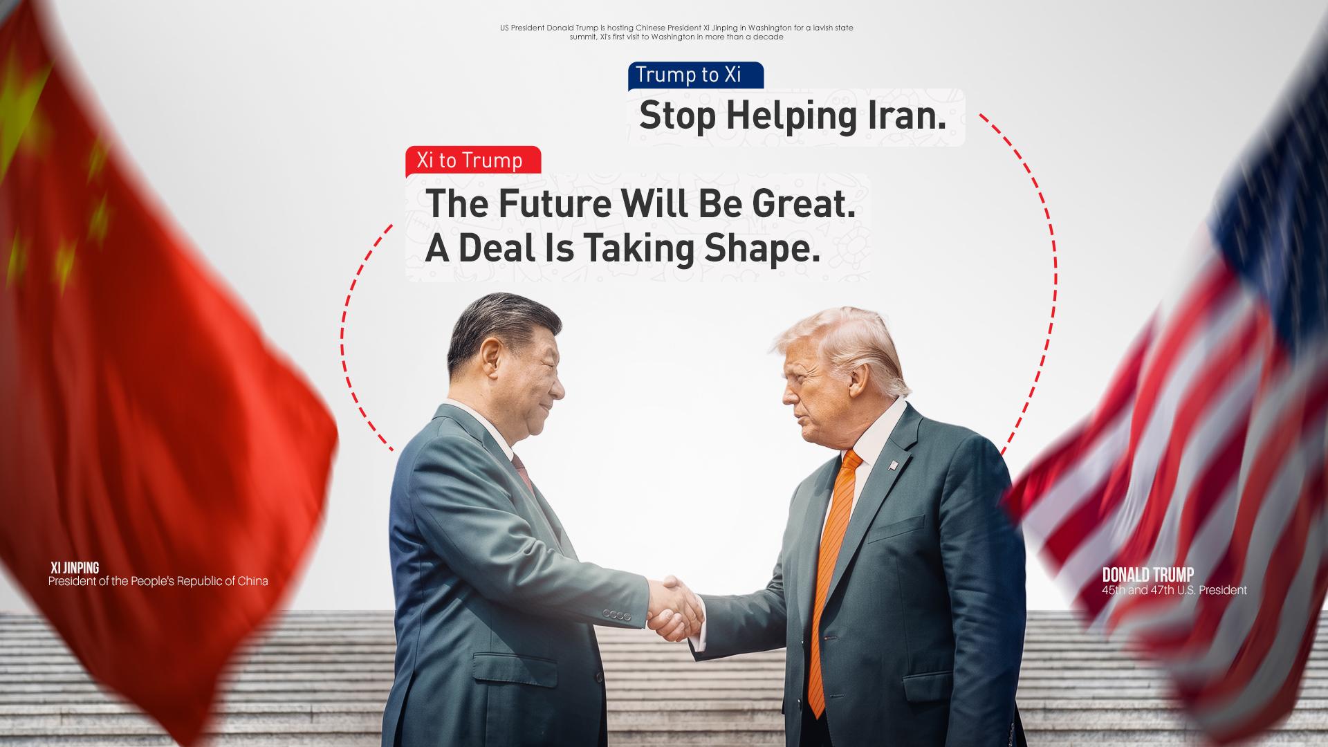 Trump Tells Xi Jinping To Halt China’s Assistance To Iran During State Visit