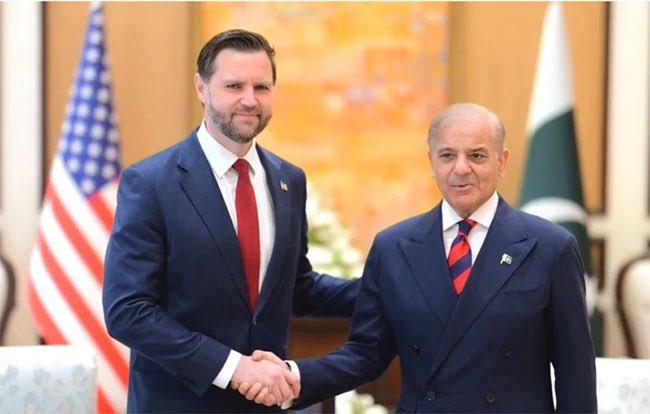 US Vice President JD Vance and Iran's Mohammad Bagher Ghalibaf Meet Pakistani PM for Peace Talks