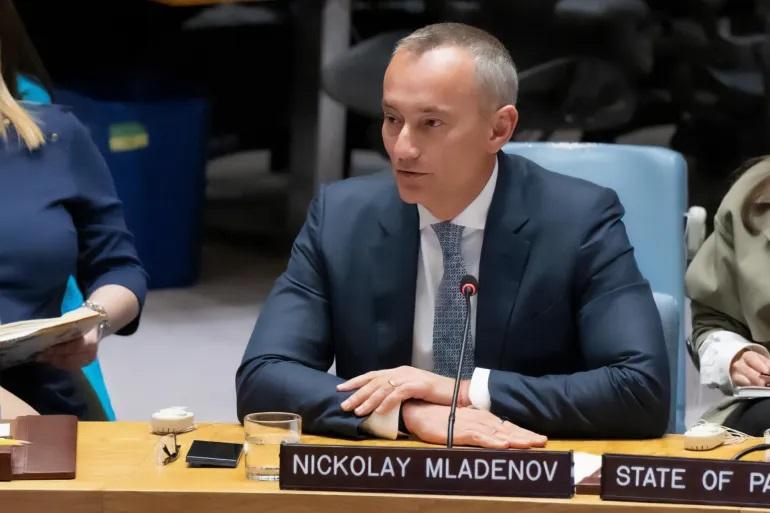 Mladenov Says Gaza in Extremely Dire Conditions as Disarmament Framework Discussed