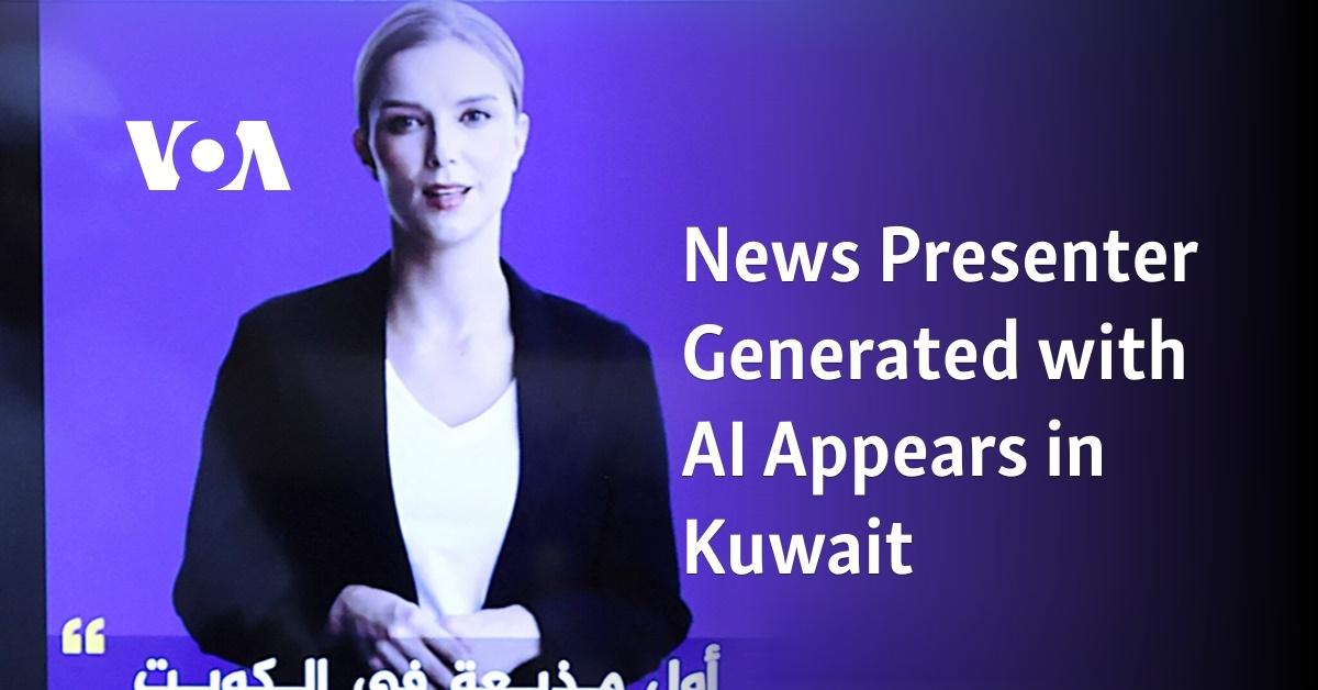 Kuwait News Unveils AI-Generated Presenter Fedha to Read Online Bulletins