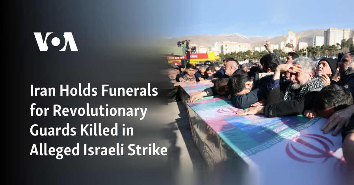 Israel Kills IRGC Commanders in Alleged Damascus Strike, Iran Holds Funerals