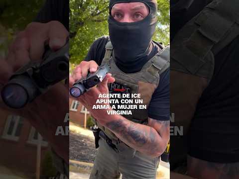 Masked ICE Agents Point Gun At Carolina Molina In Northern Virginia Parking Lot