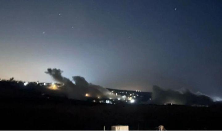 Israeli Airstrikes And Artillery Shell Al-Mansouri And Burj Al-Shamali In Southern Lebanon
