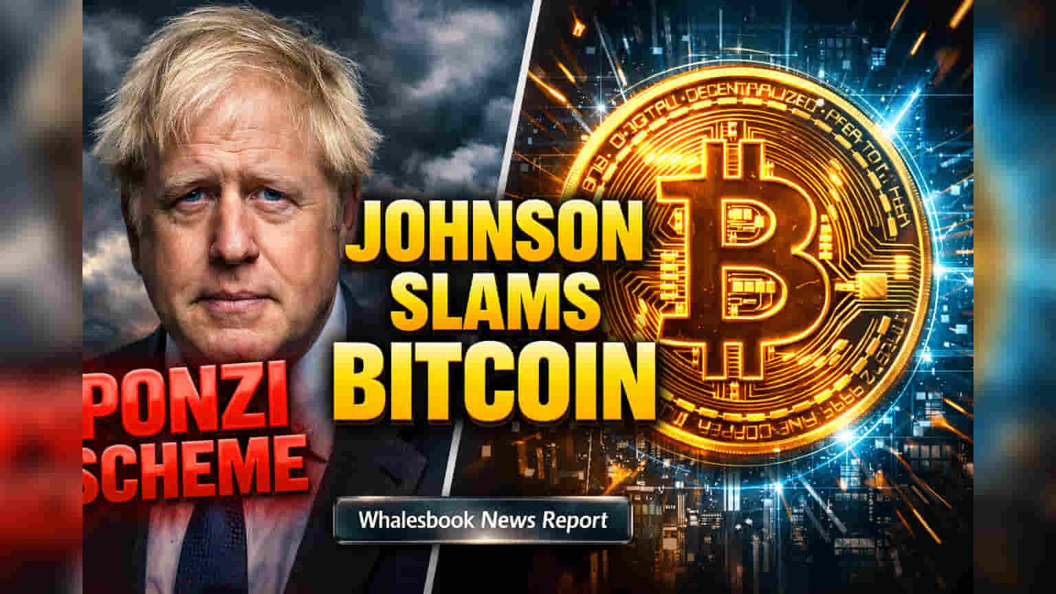 Boris Johnson Calls Bitcoin a Ponzi Scheme; Saylor, Eric Trump Defend Crypto