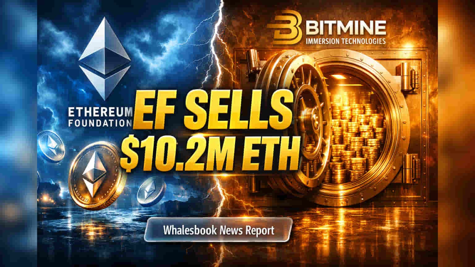 Ethereum Foundation Sells 5,000 ETH to BitMine Immersion Technologies in $10 Million OTC Deal