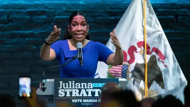 Lt. Gov. Juliana Stratton defeats Raja Krishnamoorthi to win Illinois Senate Democratic nomination