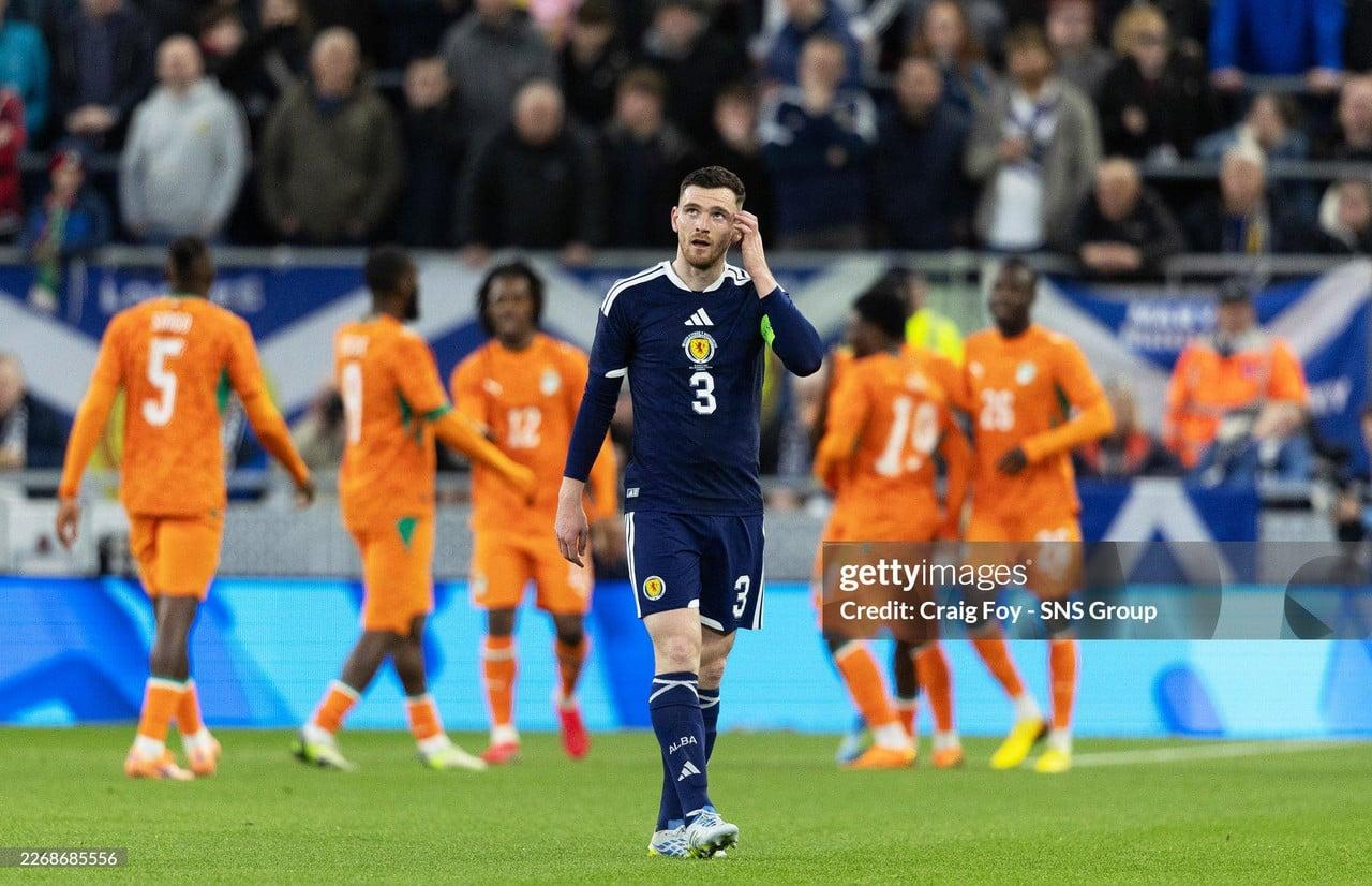 Scotland Suffers 1-0 Loss to Ivory Coast, Dykes Earns 50th Cap