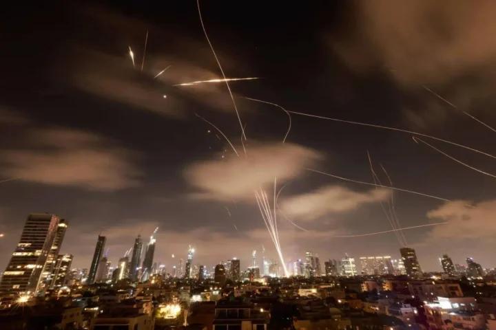 Iran Launches Missiles At Israel After Beirut Suburb Bombardment