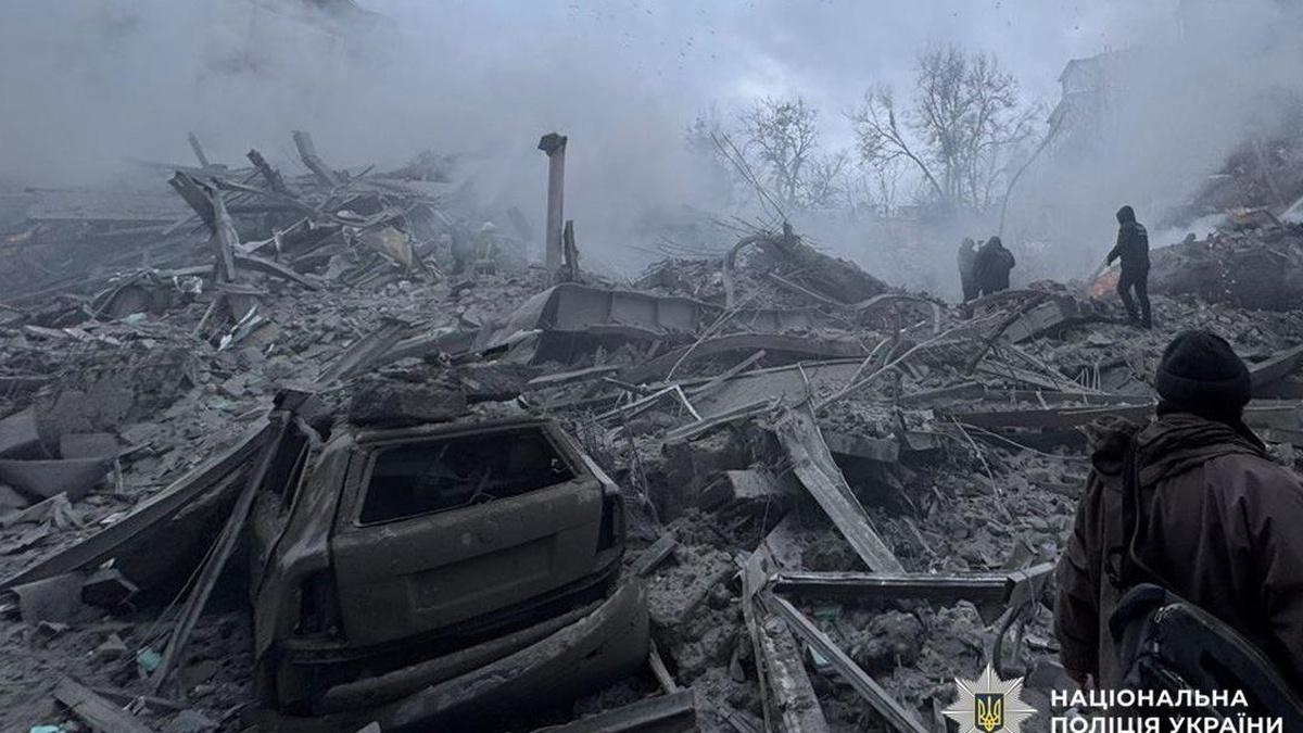 Russia Destroys Kharkiv Apartment Block, Kills Mother and 3-Year-Old in Missile Strike