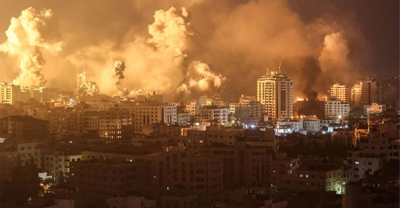 Israeli Airstrikes Destroy Homes In Gaza City, Al-Bureij And Jabalia, Injuring Residents