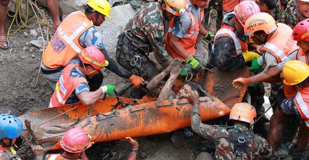 Nepal Rescue Teams Search for Hydropower Workers After Glacier Collapse Kills 1,270