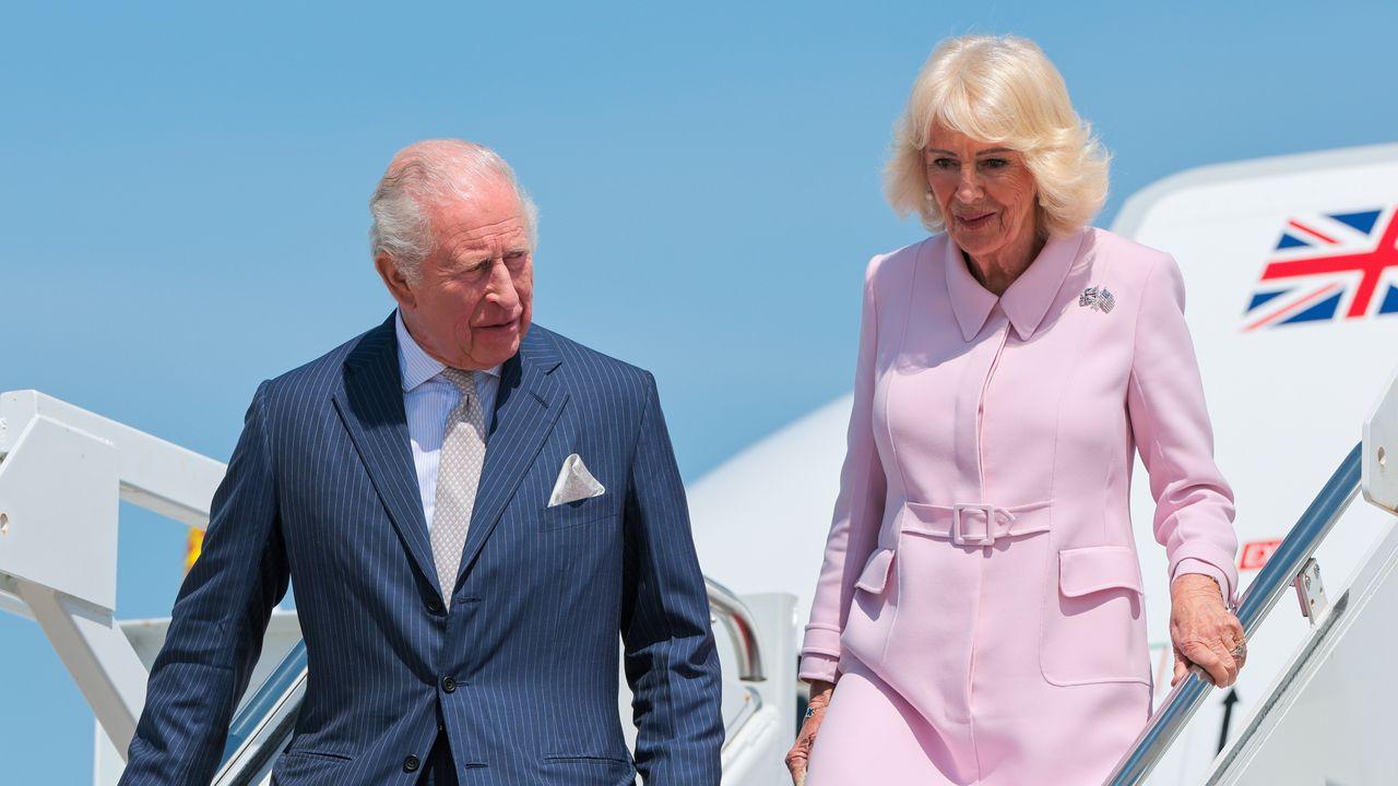 King Charles III And Queen Camilla Begin Four-Day U.S. State Visit With Trump At White House
