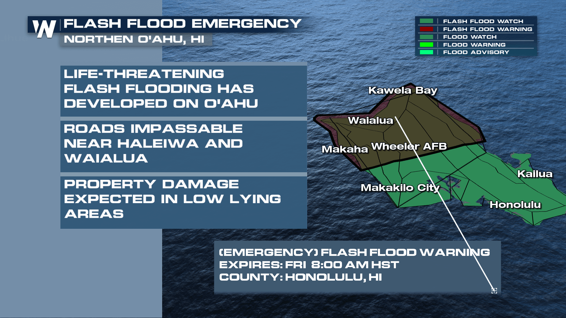 Oahu Bears the Brunt as Statewide Storm Drives $1 Billion in Losses