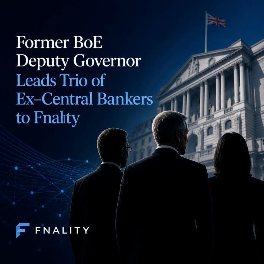 Fnality Appoints Jon Cunliffe, Jochen Metzger, and Ron Berndsen To Chair UK Board