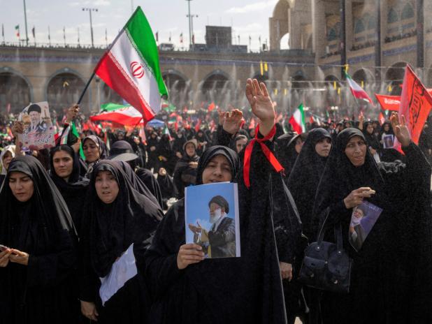 Large Crowds Gather In Tehran For Ayatollah Ali Khamenei Funeral, Burial Planned In Mashhad