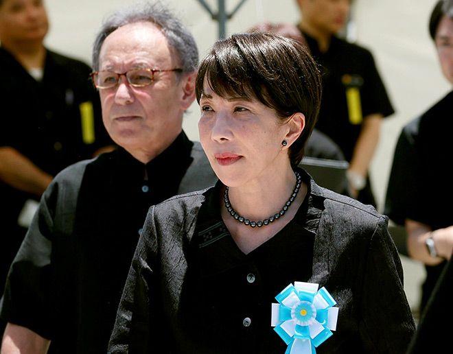 Sanae Takaichi Faces Anti-War Protesters at Okinawa WWII Memorial, Chants Drown Remarks