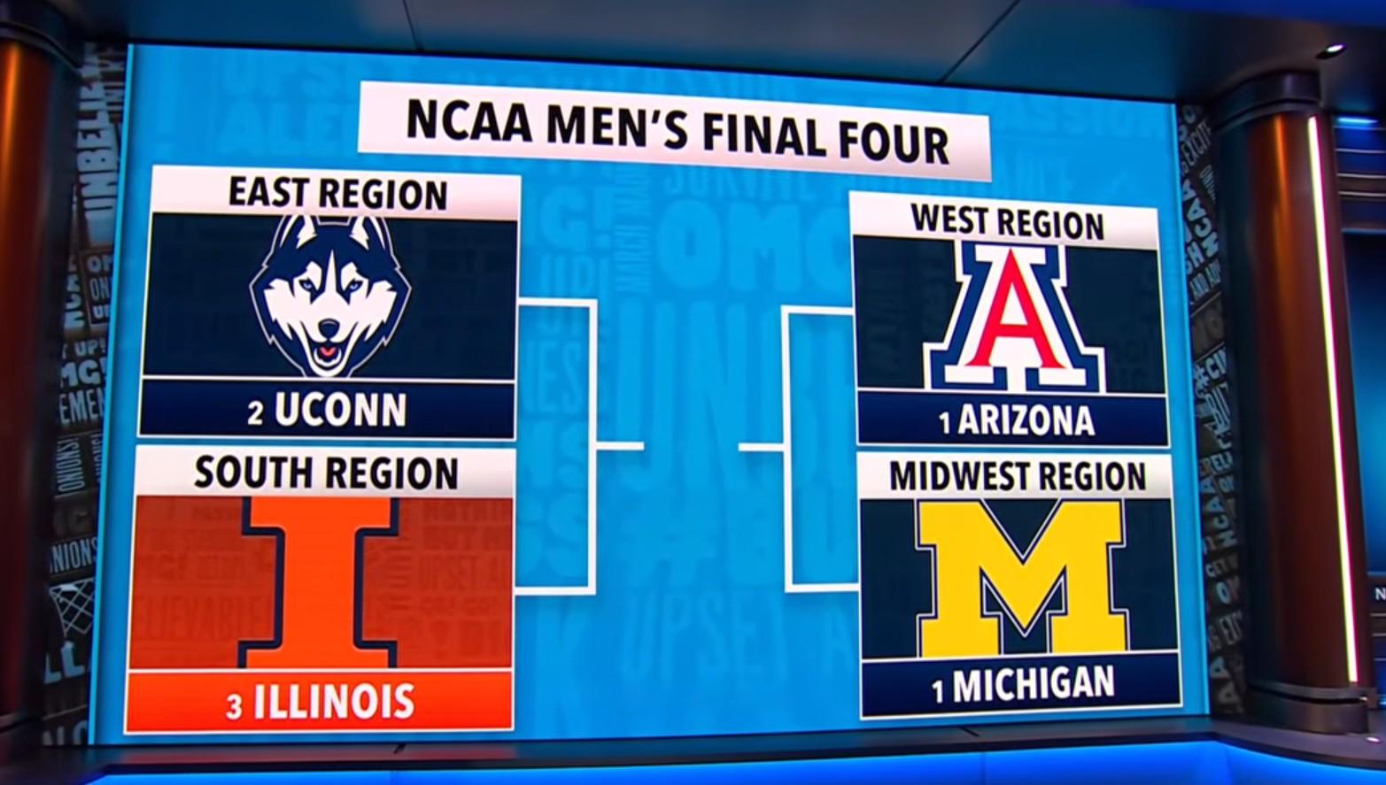 Michigan Challenges Arizona in Final Four After Reaching 36-2