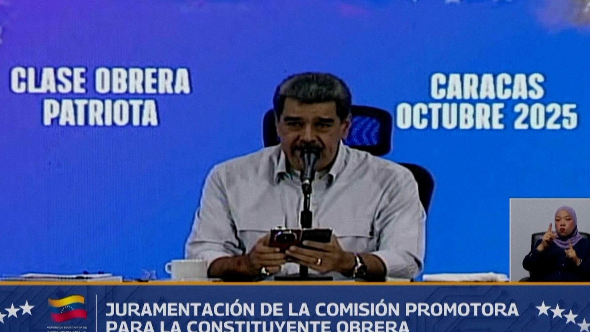 Trump Threatens Ground Invasion of Venezuela as Maduro Calls for General Strike and Arms Russian Missiles