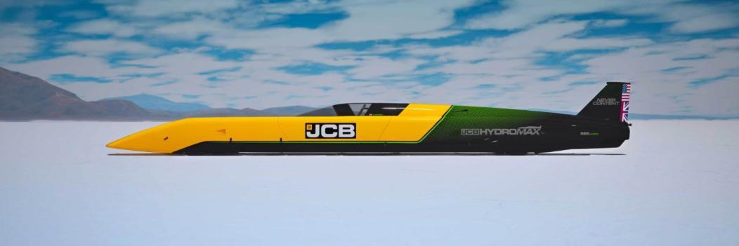 Andy Green Sets Hydrogen JCB Hydromax Land Speed Record at Bonneville Salt Flats