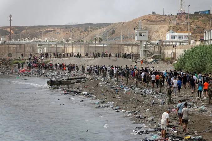 Spain’s Ceuta Border Breach Kills More Than 50 as Thousands Swim From Morocco