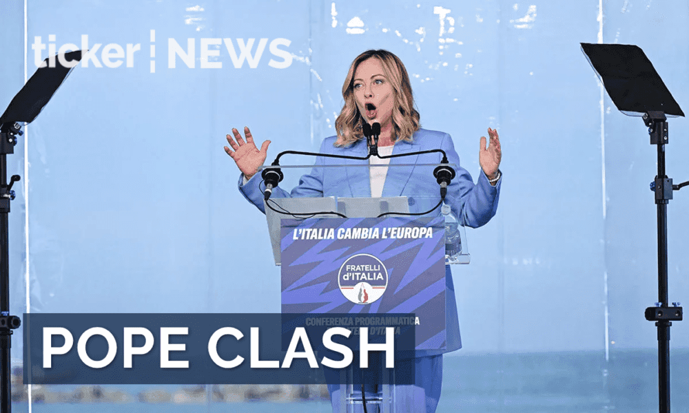 Italian PM Giorgia Meloni Rebukes Donald Trump Over Attack On Pope Leo XIV
