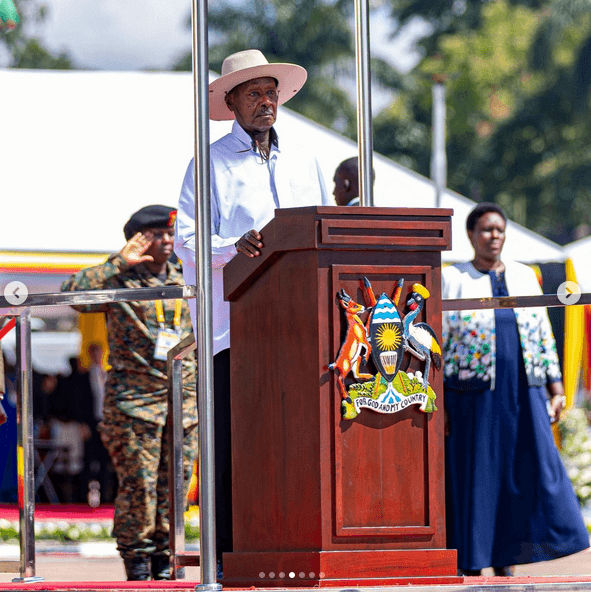 Yoweri Museveni Sworn In For Another Five-Year Term In Kampala