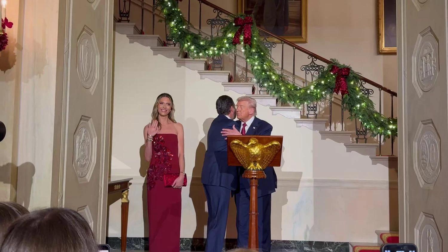 Donald Trump Jr. Announces Engagement To Bettina Anderson At White House Holiday Party