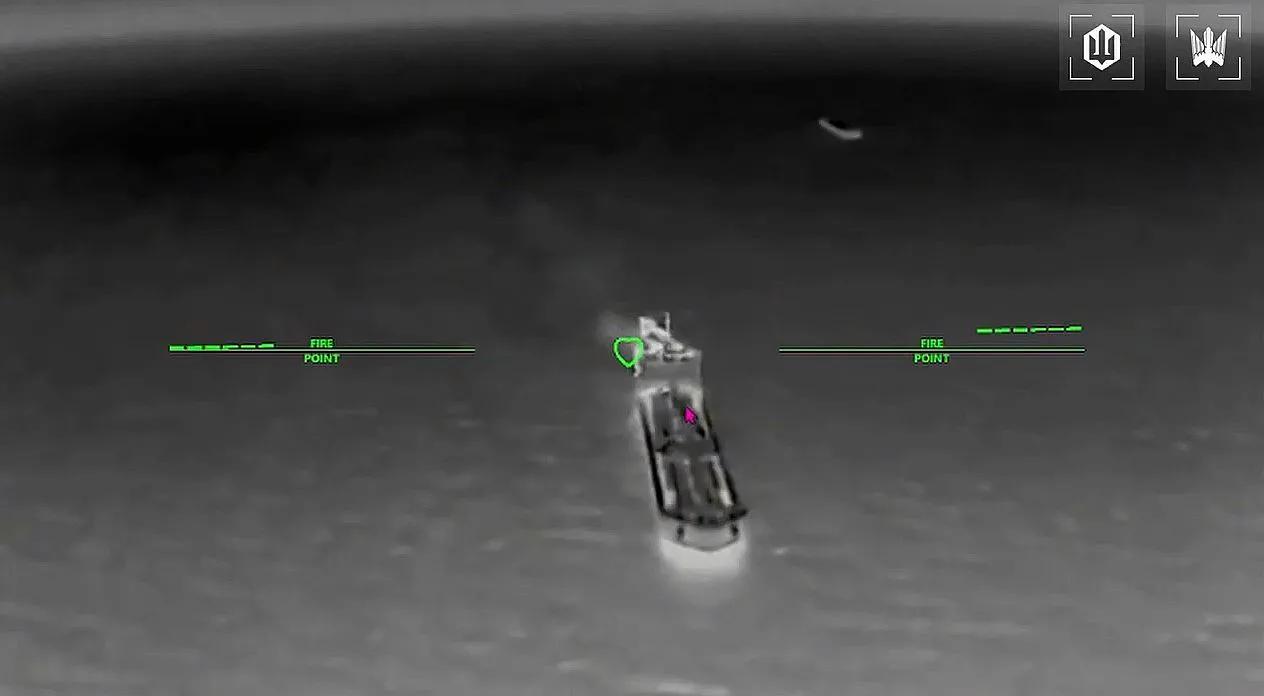Ukrainian Drones Set Russian Oil Tankers Ablaze in Sea of Azov