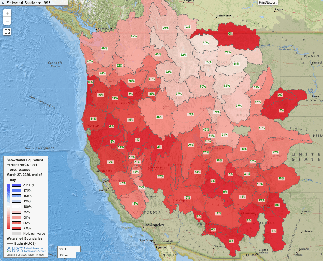 March 2026 Heatwave Shatters 1,500 Records Across 11 States