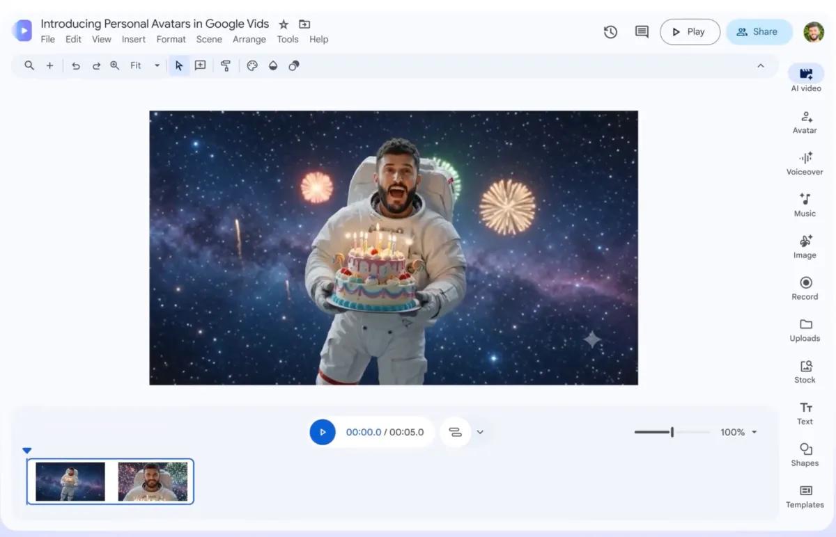 Google Rolls Out Gemini Omni And Personal Avatars In Google Vids For Workspace
