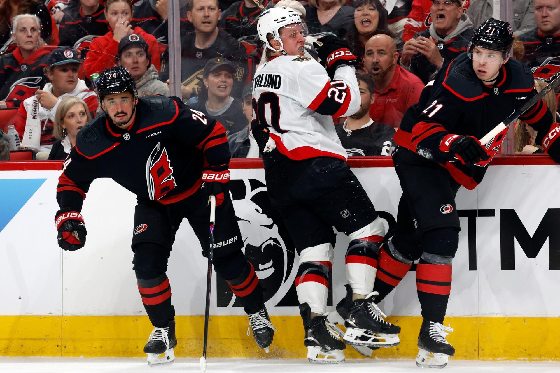Jordan Martinook Lifts Carolina Hurricanes Past Ottawa Senators With 2OT Winner In Game 2