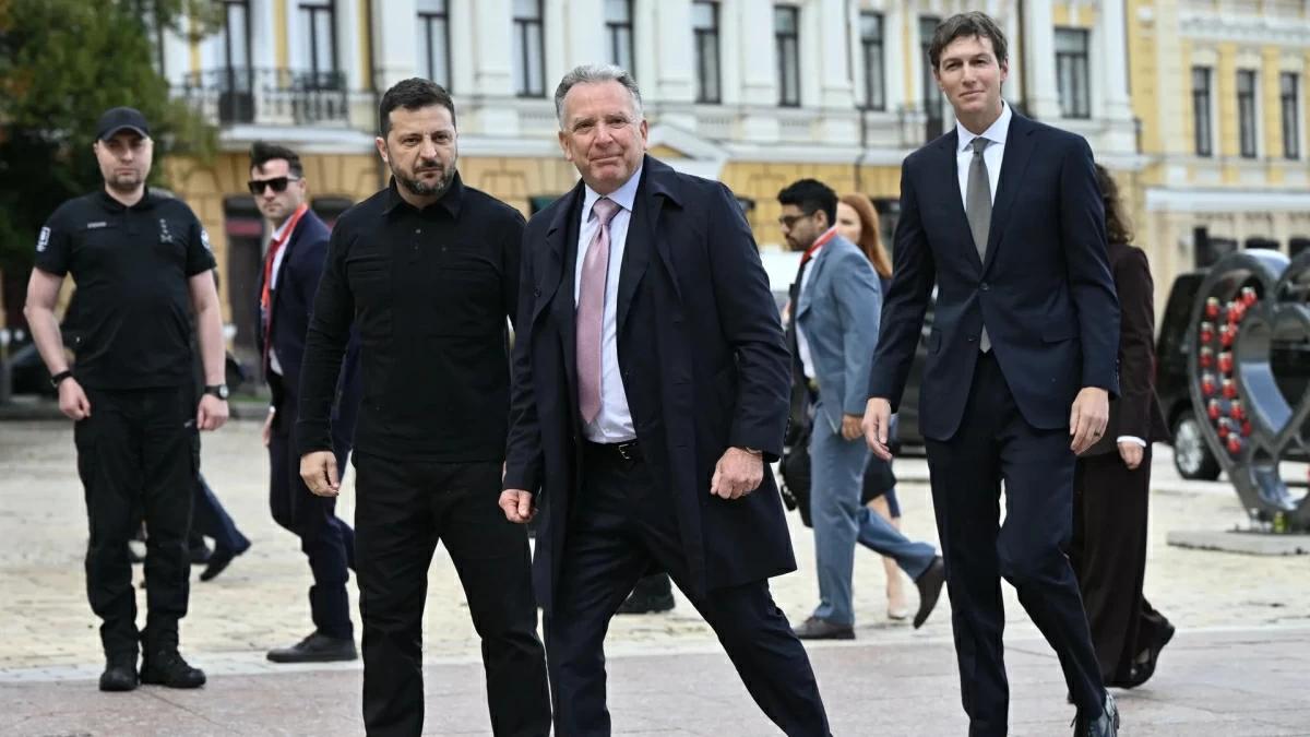 U.S. Envoys Steve Witkoff and Jared Kushner Meet Volodymyr Zelenskyy in Kyiv After Vladimir Putin Talks