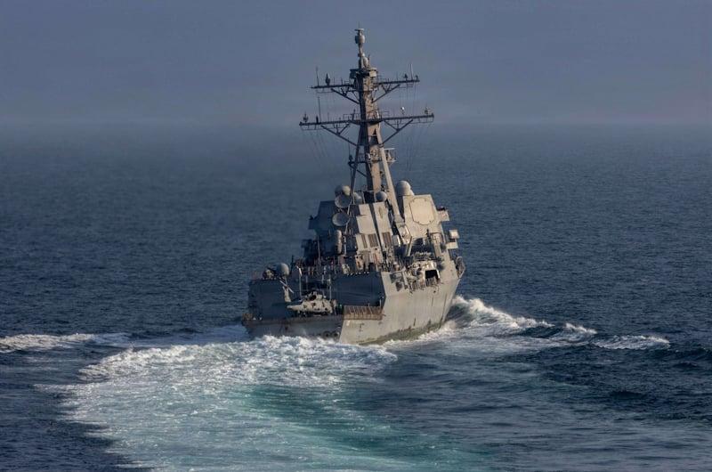 Iran Claims Two Missiles Hit U.S. Frigate Near Jask; Washington Denies