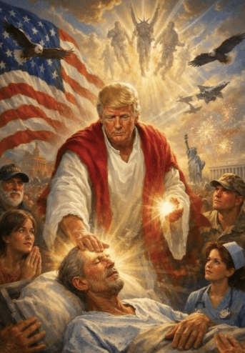 Trump Posts Then Deletes AI Image Depicting Himself As Jesus Amid Backlash