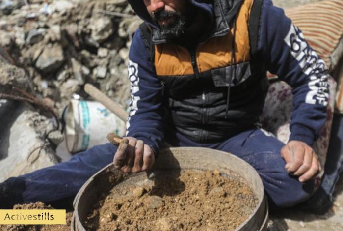 Israeli forces recovered a body after overturning Palestinian graves, leaving civilians dead