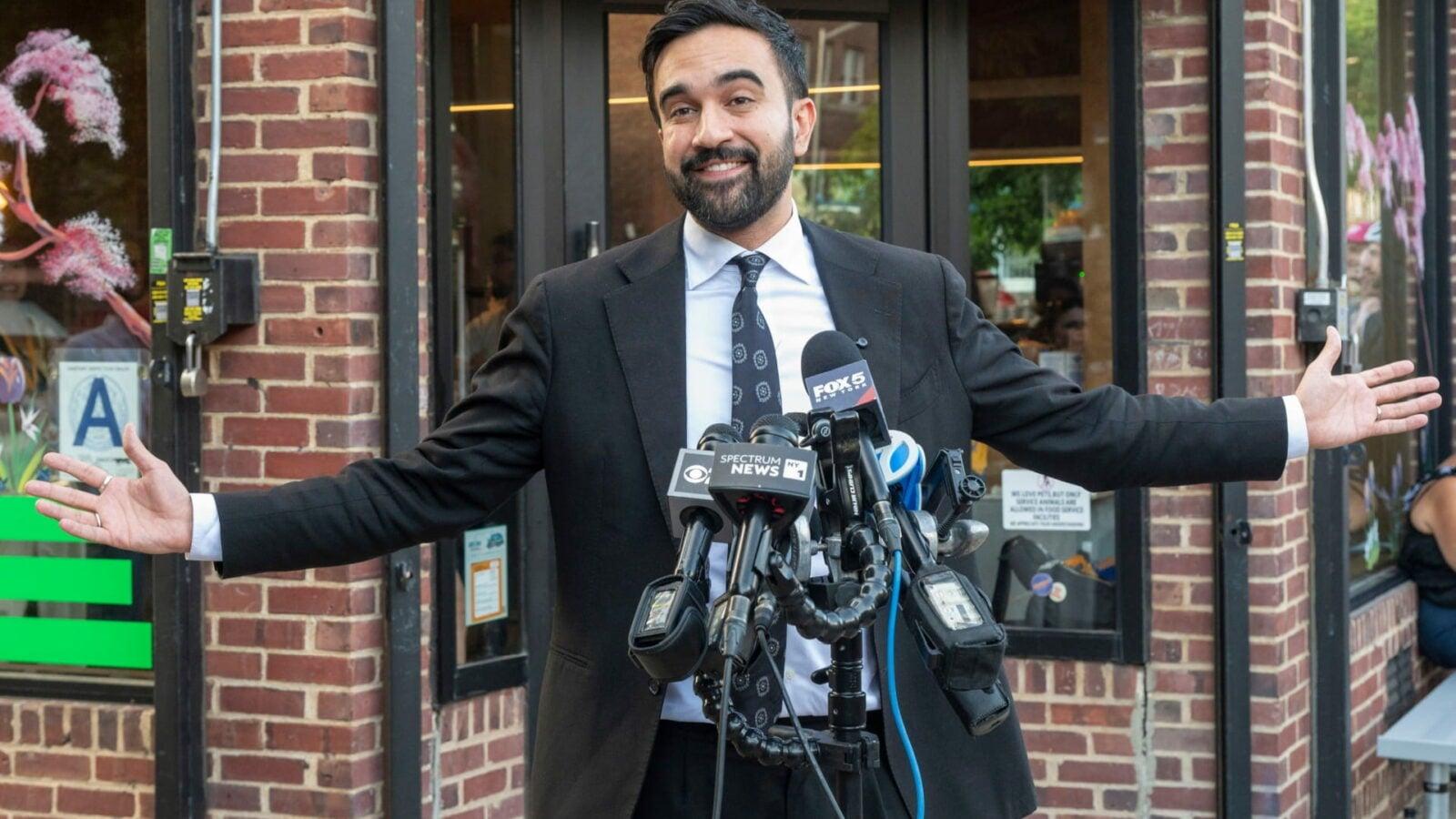 Mayor Zohran Mamdani Hosts Tax Day Forum With Economists Gabriel Zucman and Joseph Stiglitz