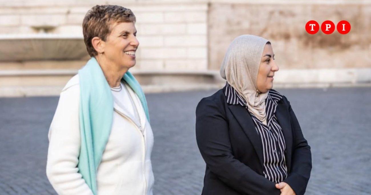 Palestinian and Israeli Mothers Walk Barefoot in Rome to Call for Peace