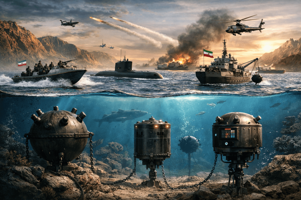 Iran Deploys Sea Mines and Midget Submarines to Threaten Global Oil Shipments