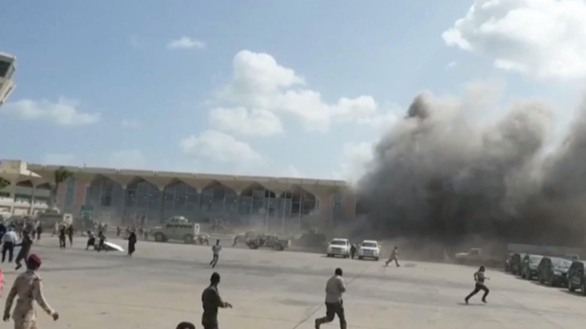Houthis Fire Ballistic Missiles at Aden International Airport and al-Rayyan Airport in al-Mukalla