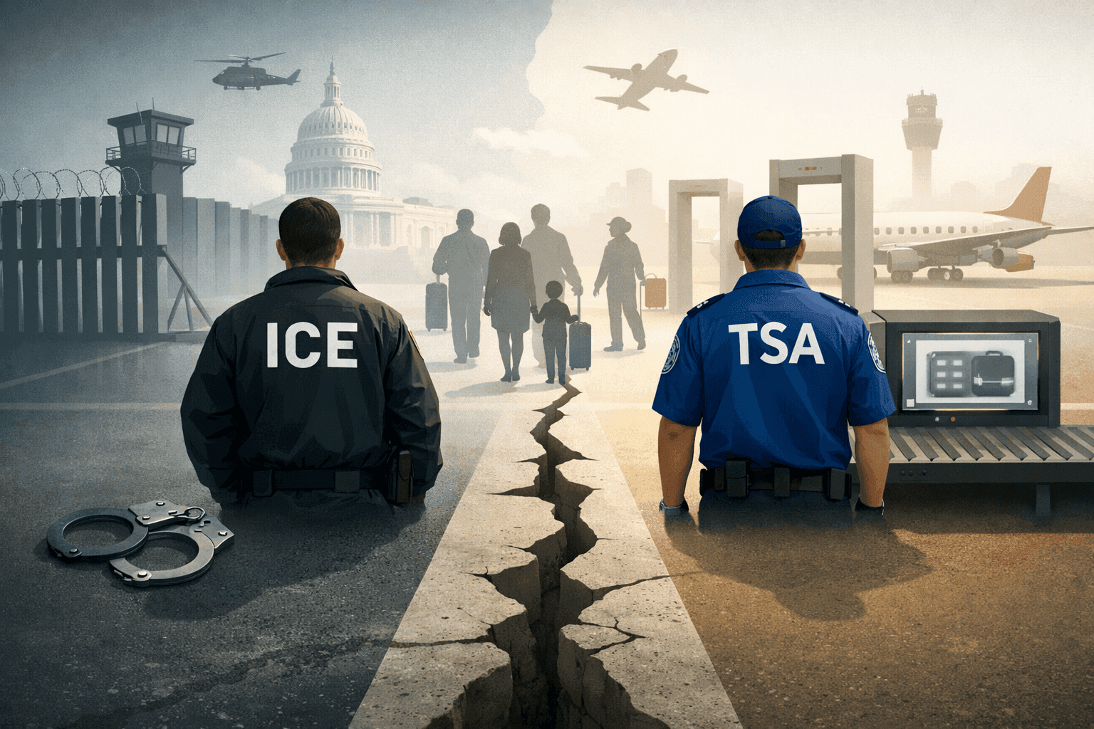 ICE Deploys Agents To 14 U.S. Airports For Crowd Control, Exit Supervision